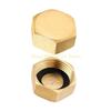 Heavy Duty Brass Threaded Plug 1/2Inch Internal Pipe Cap For Faucet Extensions Plumbing Connection And Leak Prevention top sale