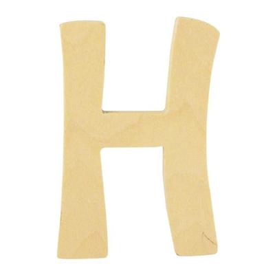 Wooden Letter H FSC Mix Credit, 6cm