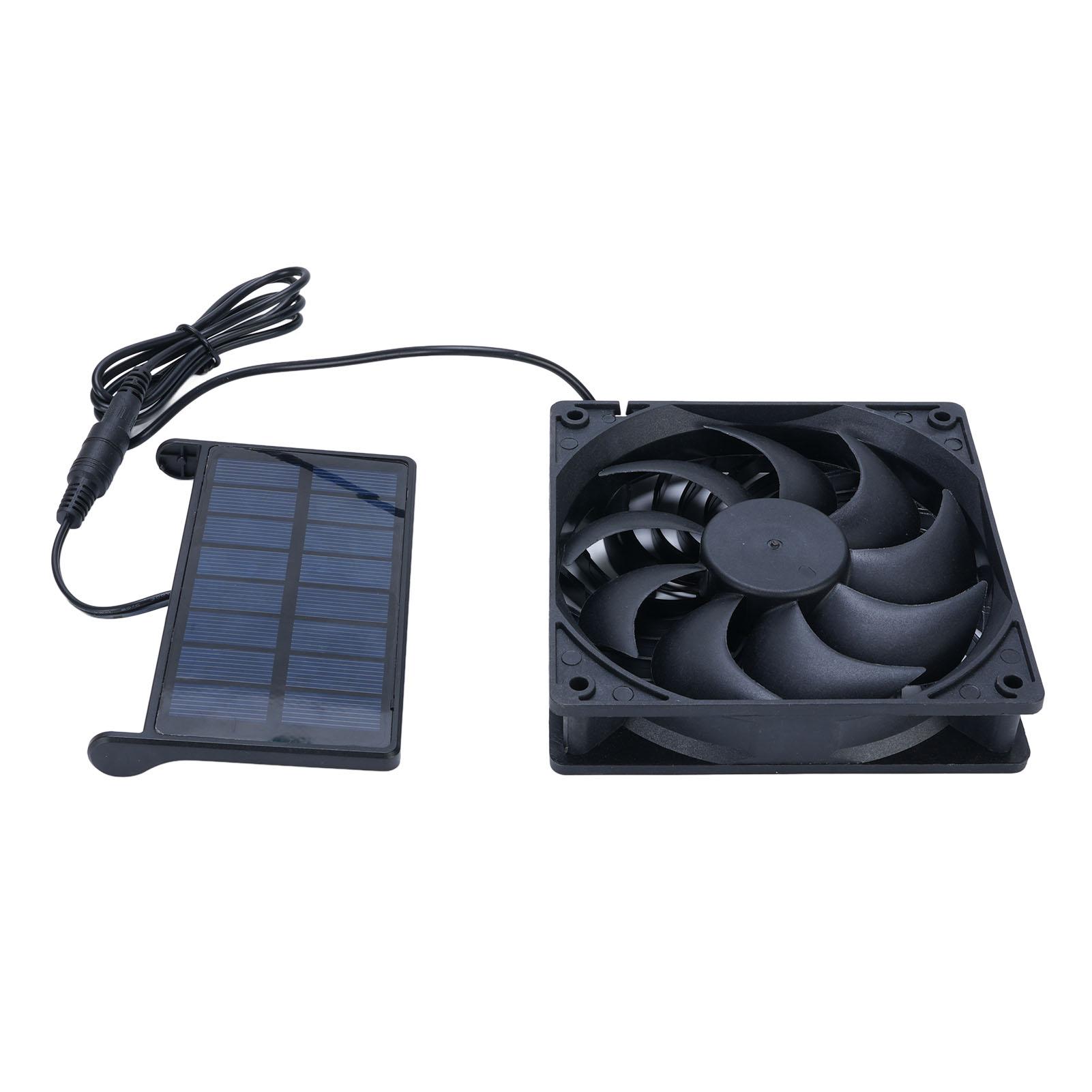 

5 Вт Солнечный вентилятор для курятника Монокристаллический солнечный вентиляционный вентилятор Солнечный вытяжной вентилятор Для
