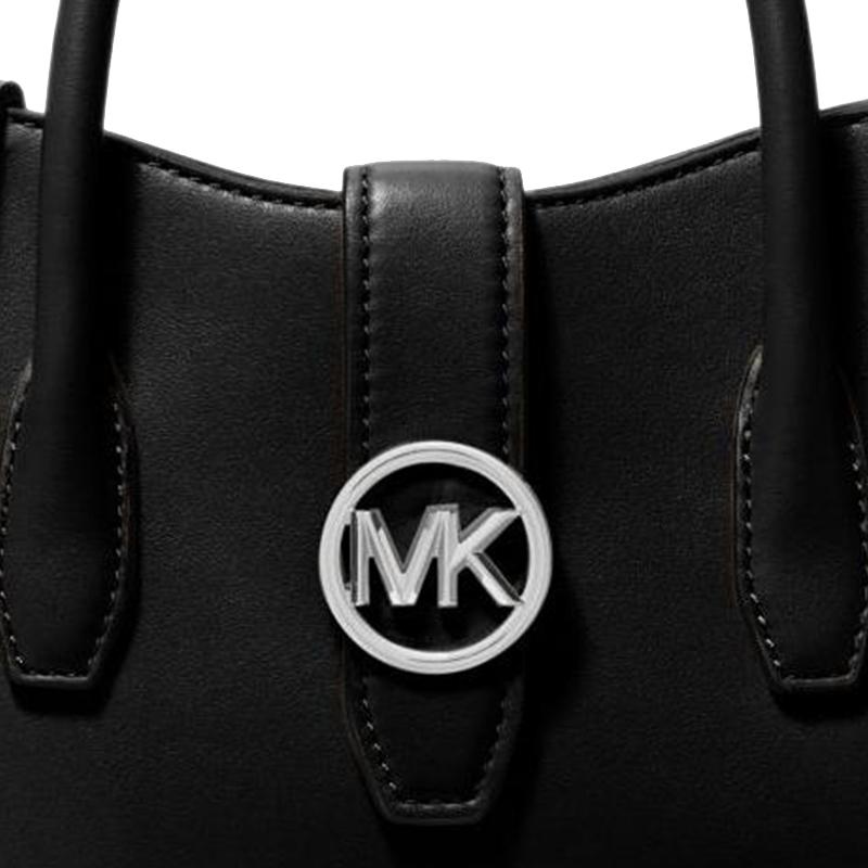 New MICHAEL KORS Gabby Artificial Leather Polyester Handbag Shoulder Bag Crossbody Bag Small Size Women's Black 35S3S5GS5O-001