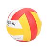Volleyball Verdicken Weiches Leder für Indoor Outdoor Lehre Training Wettbewerb Strand Rot Offiziell