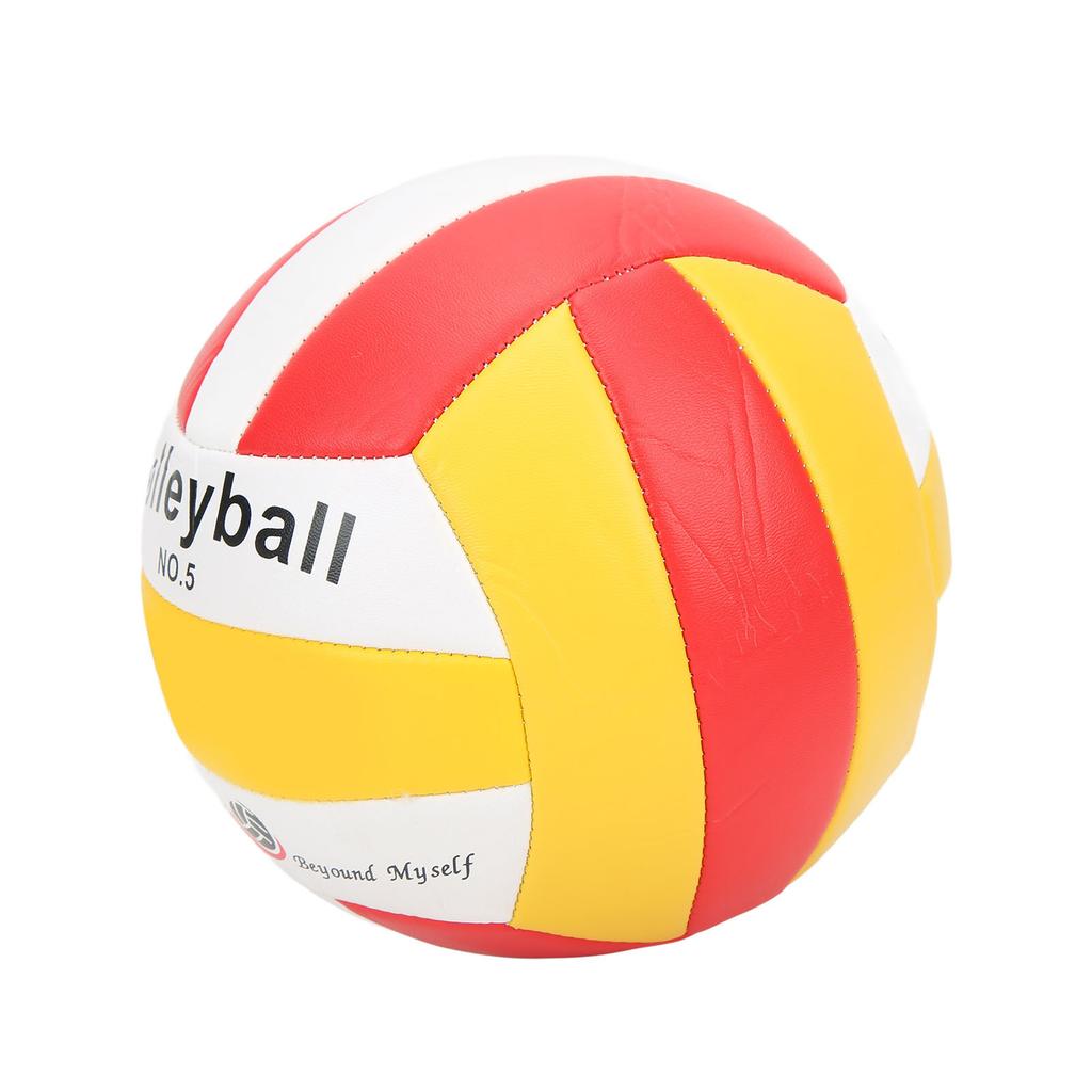 Volleyball Verdicken Weiches Leder für Indoor Outdoor Lehre Training Wettbewerb Strand Rot Offiziell