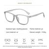 Trendy Classic Square Frame Anti Blue Light Presbyopia Glasses Unisex High Definition Comfortable Reading Eyewear 0 To +4.0