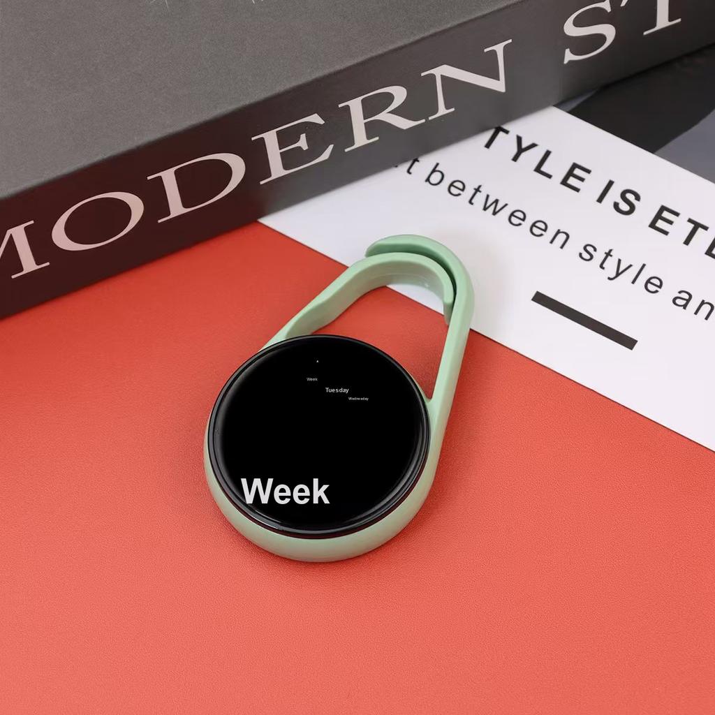 New Fashion LED Mini Electronic Watch Student Exam Special Waterproof Keychain Flashlight Strap Week Display