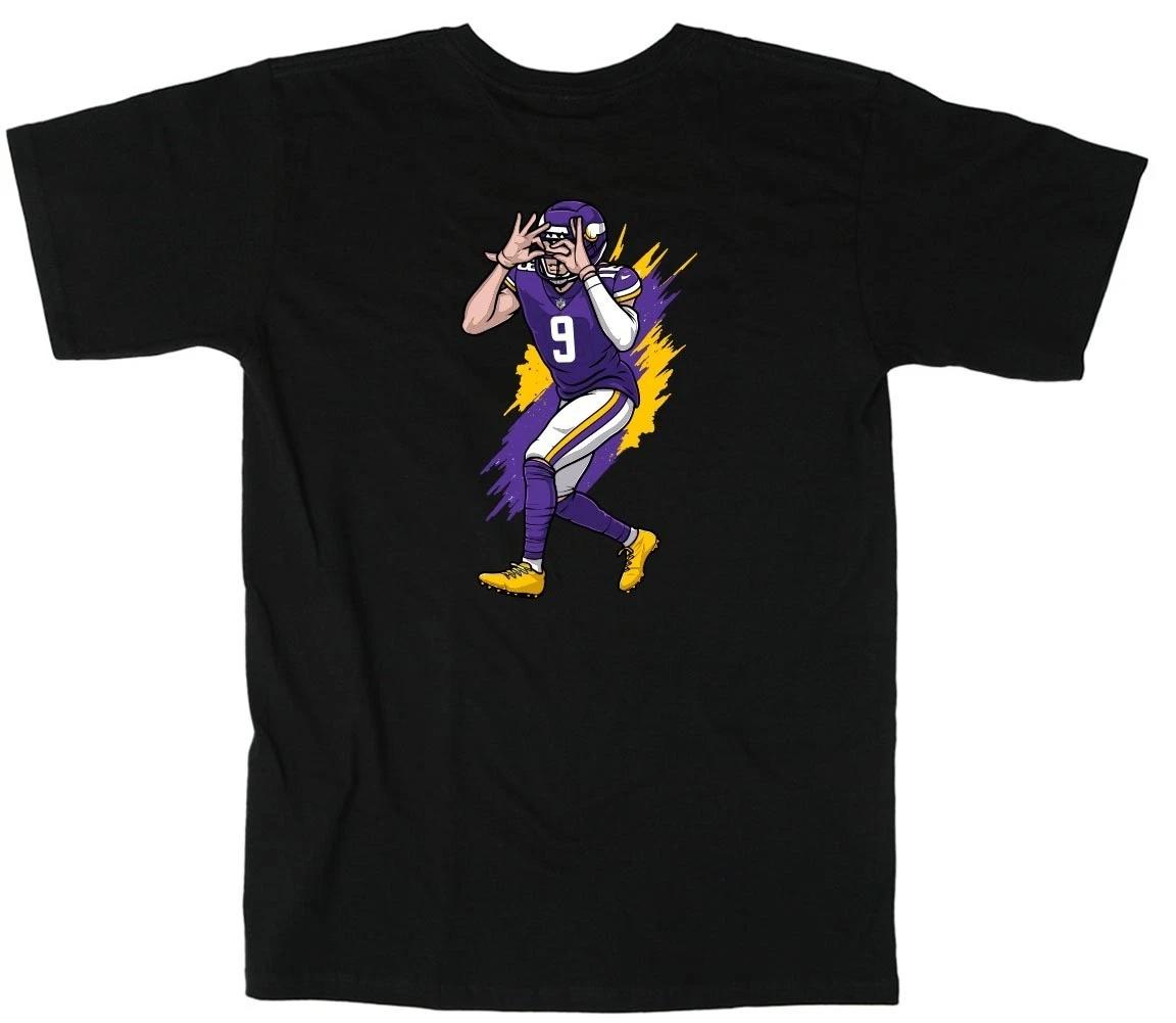 JJ McCarthy Griddy Vikings Skol Shirt T-Shirt M