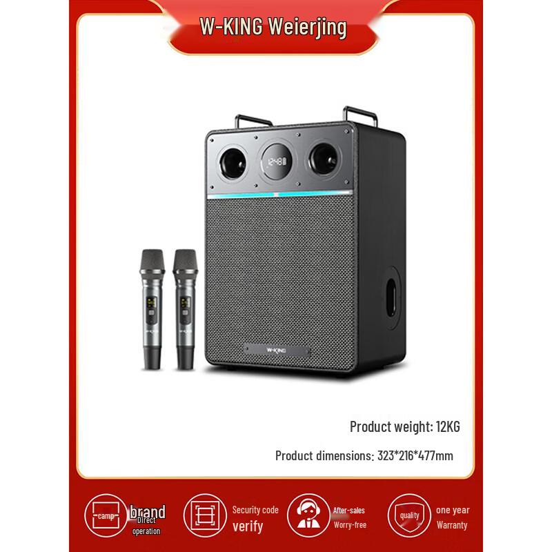 W-King T6Pro Portable Karaoke Bluetooth Speaker