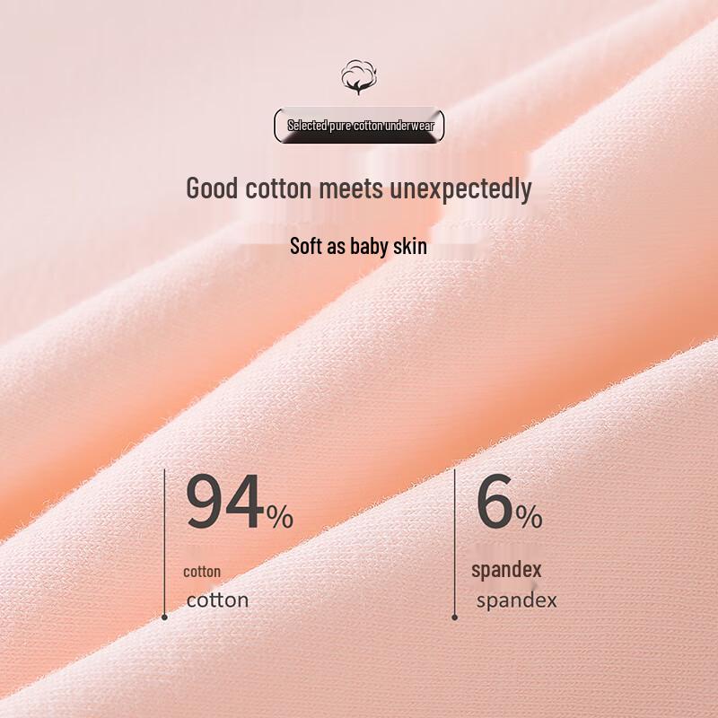 Regal Lady Women's Mid-Waist Antibacterial Underwear 4-Pack