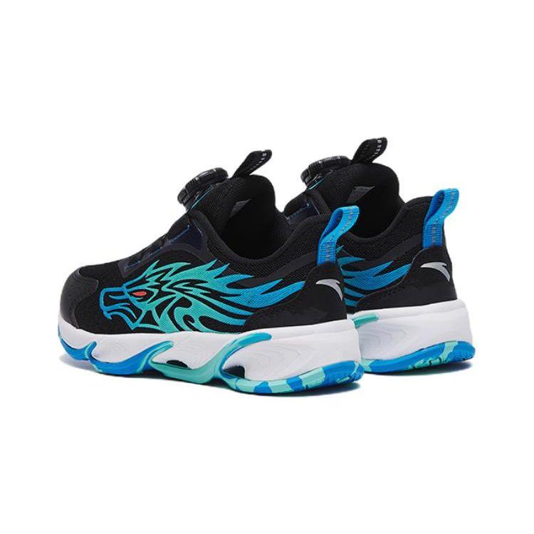Anta Durable Low-Top Kids Running Shoes Kids sneaker Black Blue Green 312319912-3