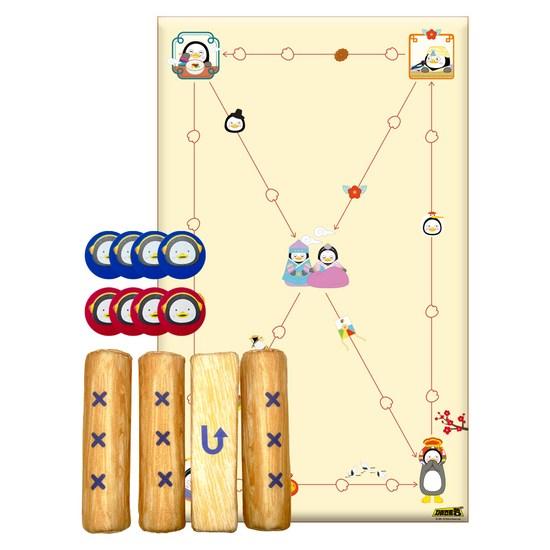 

Гигантский игровой набор Pengsoo Yut, популярная корейская игра