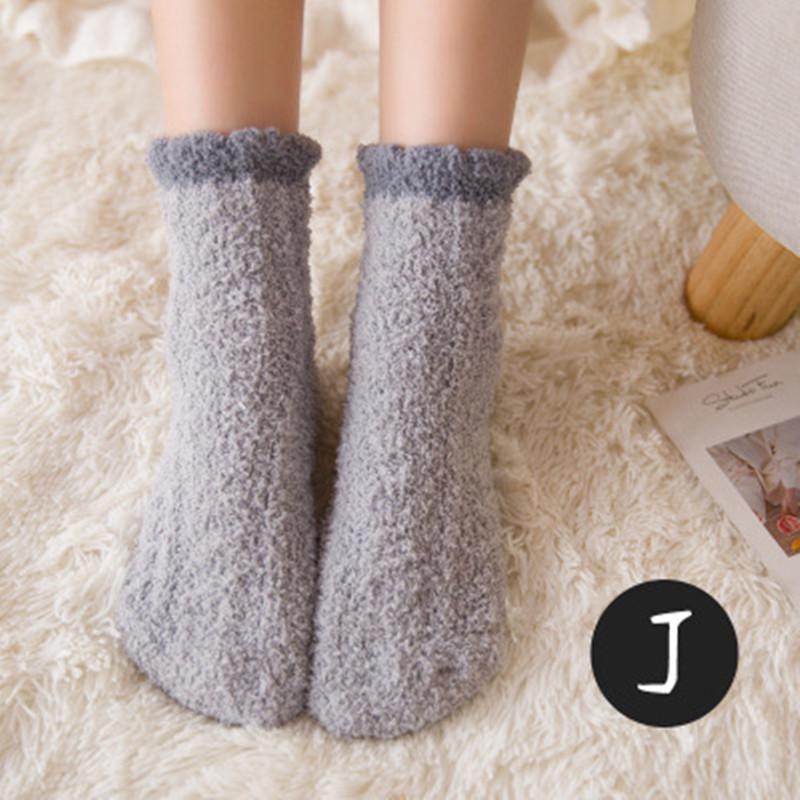 Șosete Drăguțe Desen Animat Femei Toamnă Iarnă Groase Calde de Podea Dormit Șosete Coral Velvet Termice Lolita Kawaii Șosete Cadouri de Crăciun