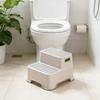 Toilet Stool Multifunctional Adjustable Step Stool Non-Slip Surface Ergonomic Design Kids Adults Constipation Relief Stool