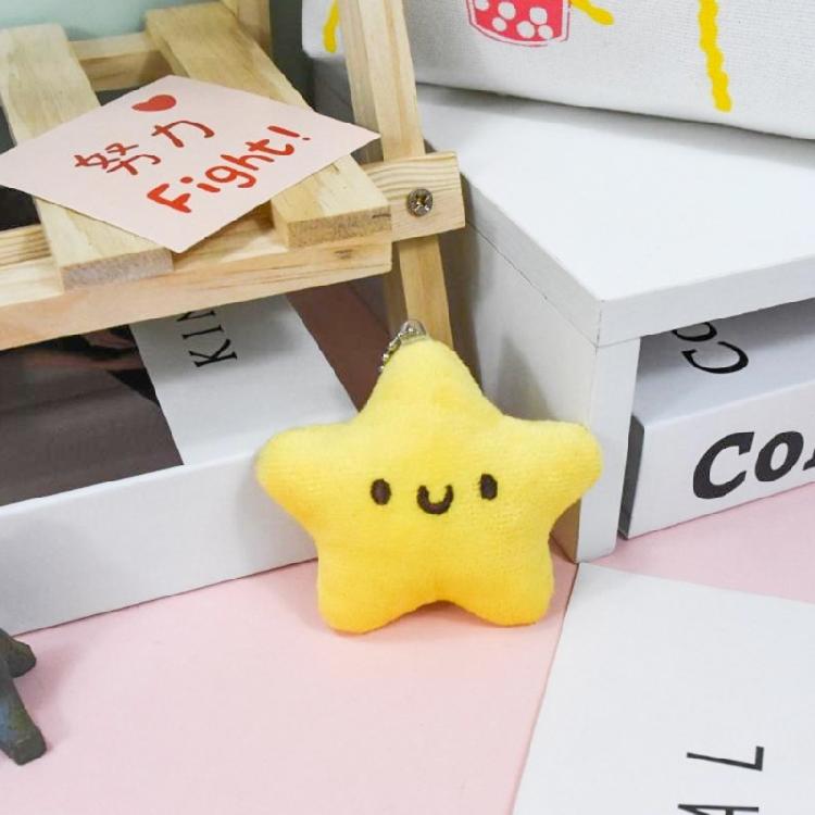 Squeak Doll Stuffed Toy Keychain Backpack Purse Star Pendant Plush Toy