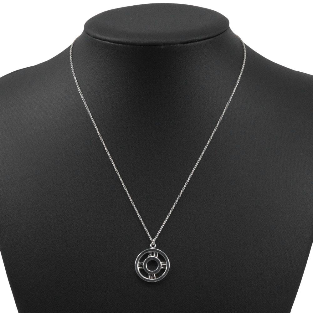 TIFFANY&Co. Open atlas Necklace Silver925 3.9g Women Used