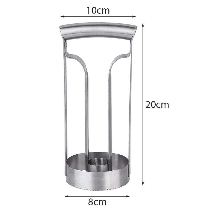 Pineapple Peeler Cutter Corer Remover Machine Stainless Steel Knife Slicer