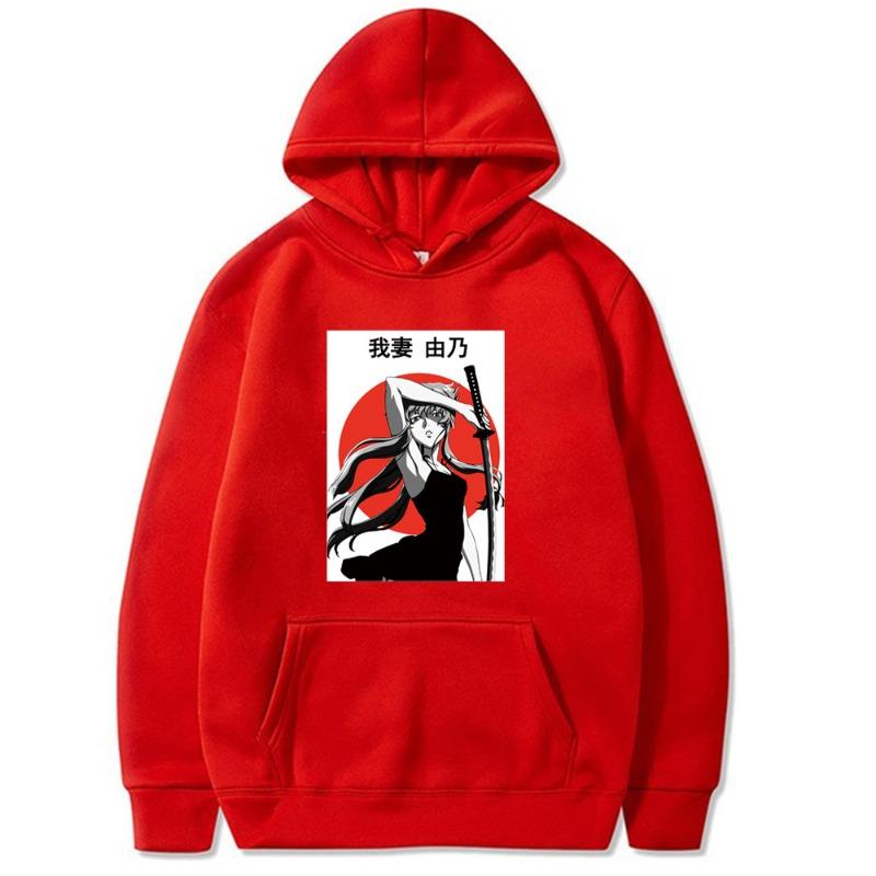 Autumn Future Diary Yuno Anime Characters Men's Hoodie Sweatshirt Men Womnen Fashion Brand Design Pullover Men's Hoodies