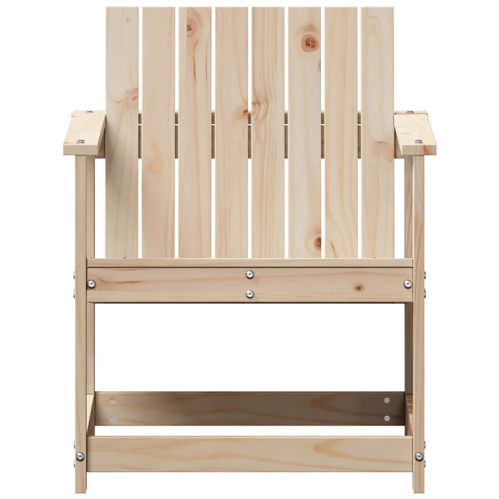 Garden Chair 62 X 56 X 77 Cm Solid Pine Wood