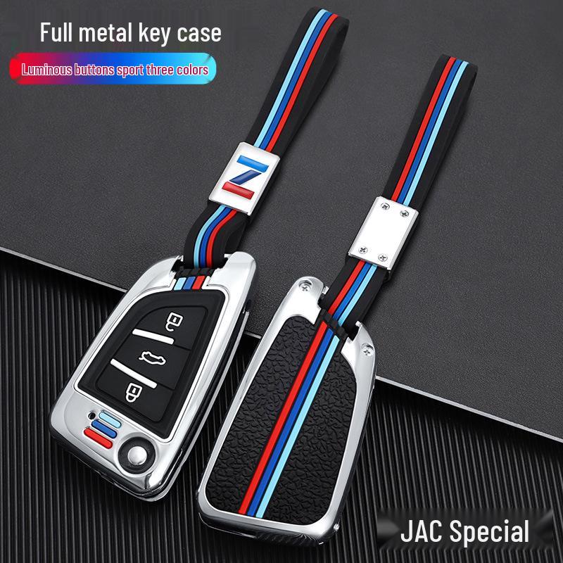 New JAC Refine S3, S2, S5, M4 Key Cover Shell with Buckle - Remote Control Bag