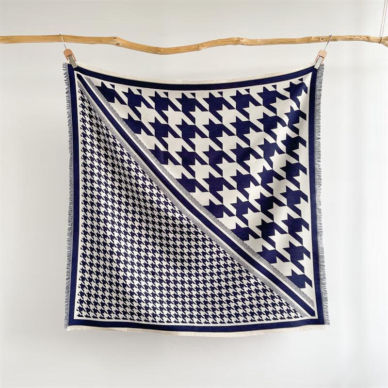 

Women s Autumn/Winter Houndstooth Scarf Shawl 130x130cm