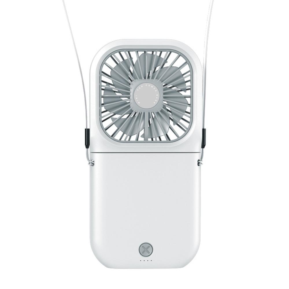 

Folding Portable USB Fan 4-Setting Speed Mini Air Conditioner Fan Electric Fan Travel 2500mAh-White
