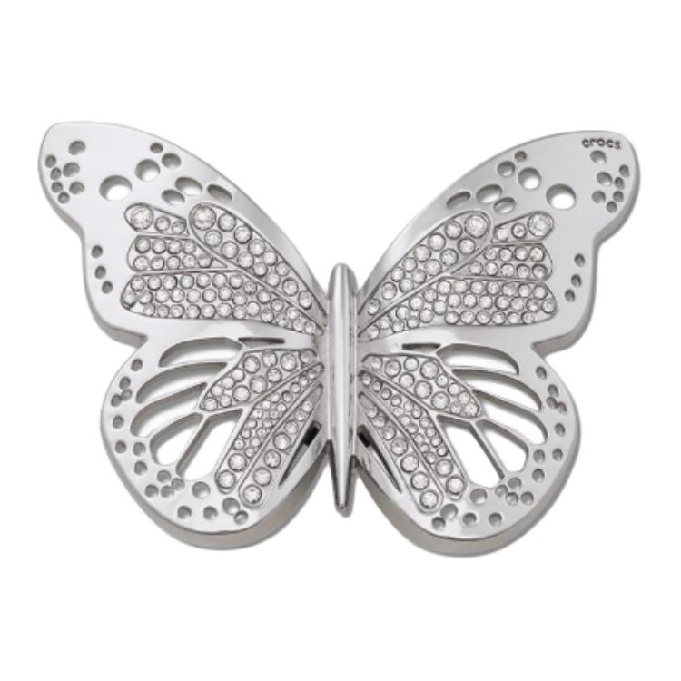 Crocs Hollow Design Zinc Alloy Shoes Women Shoes Silver 10015709