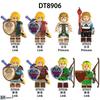 Zelda Link & Princess Ocarina of Time Building Block Minifigures Set, 2-Pack Collectible Toy Figures