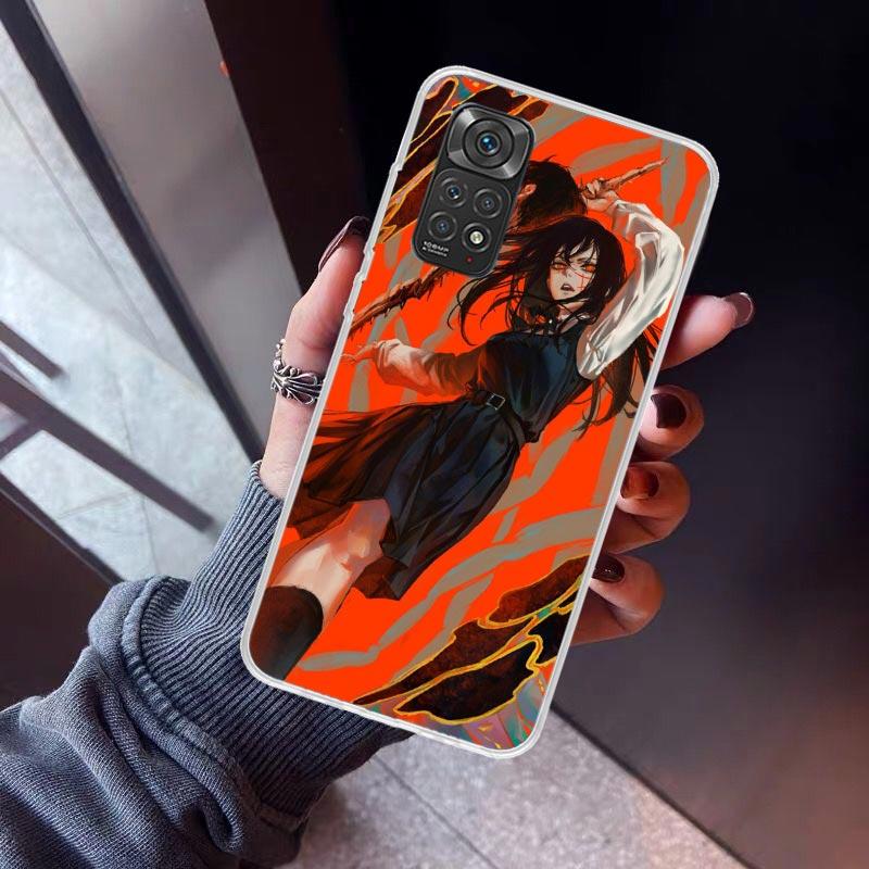 C-Chainsaw Mans Yoru War Devil Phone Case For Xiaomi Poco X5 X6 X7 Pro F7 Ultra M7 Redmi 15C 15 13C 13 12C 12 10 10C 10A 9 9C 9T