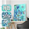 Ny spesiell form diamantmaleri Blomst Scenisk mønster DIY 5D Del Drill Kryssstingsett Krystallkunst Rhinestone Broderi