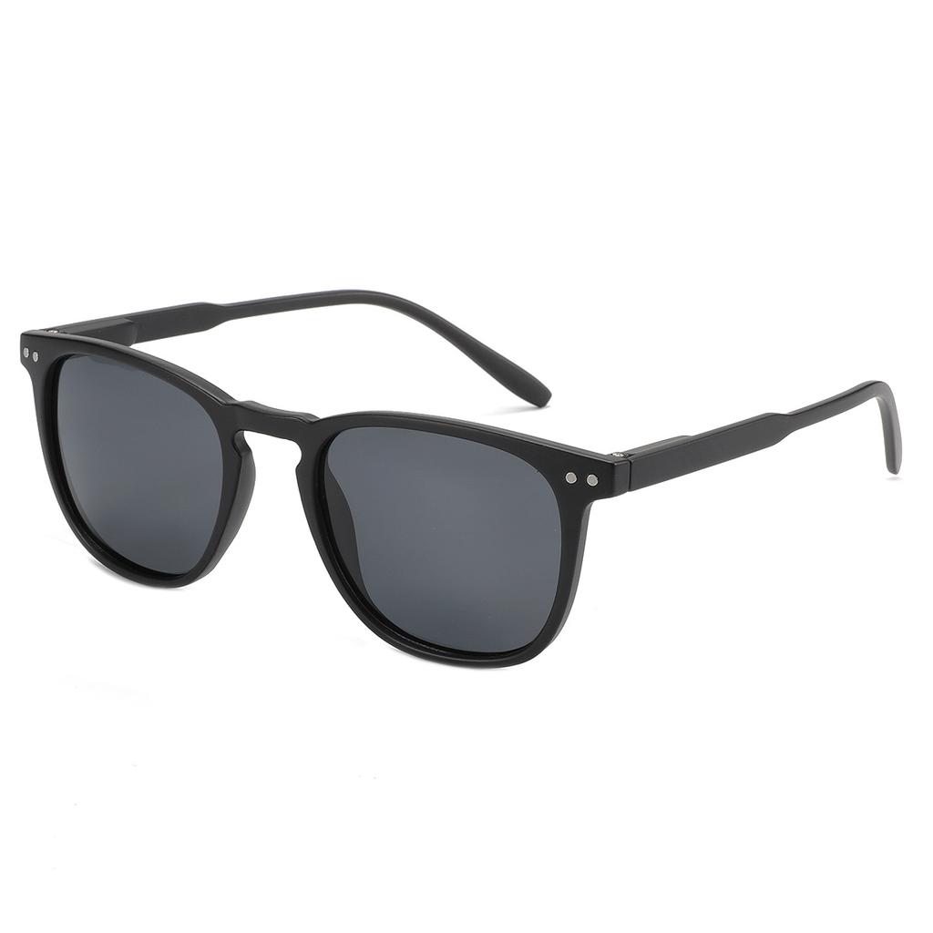 ZENOTTIC 2 Pack Polarized Sunglasses for Women Men Vintage Round and Square Frame UV Protection Shades Driving Sun Glasses