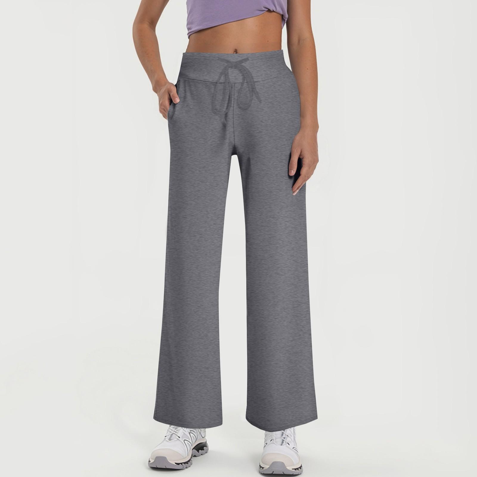 

Women s Fashionable Quick-dry Leggings-style Solid-color Sports Trousers S