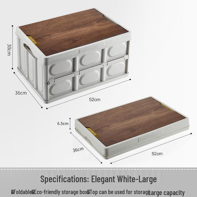 Boîte de Rangement Pliante Personnalisée pour Camping en Plein Air et Coffre de Voiture