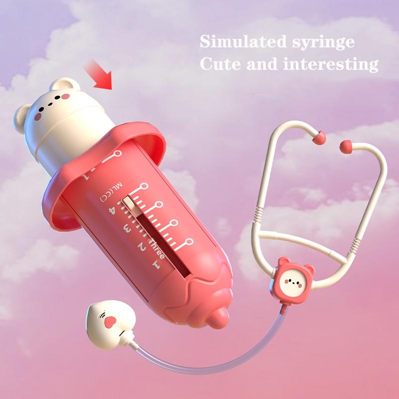 Doctor Role-playing Toy Set for Girls. A Simulation Stethoscope for Children's Pretend Play. An Ideal Gift for Boys.
