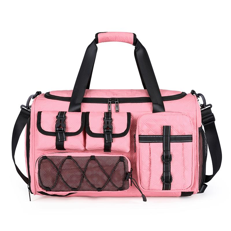 

Fashion large capacity backpack, multiple pockets, outdoor travel backpack, handbag, suitable for travel, mountaineering рожевий