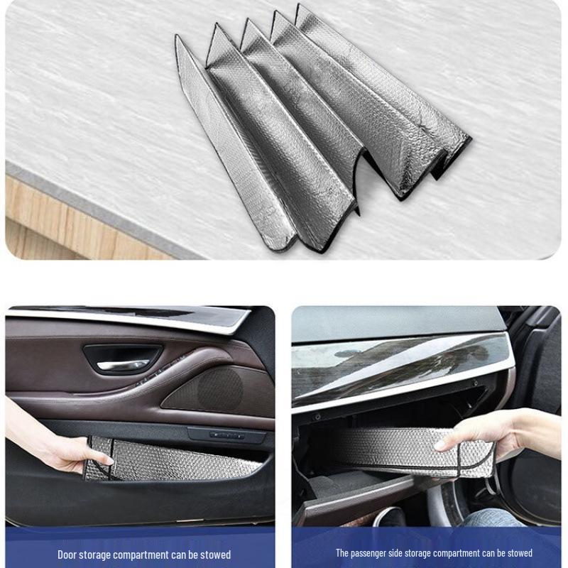 Aluminum Foil Car Sunshade Front Windshield Heat Insulation Visor