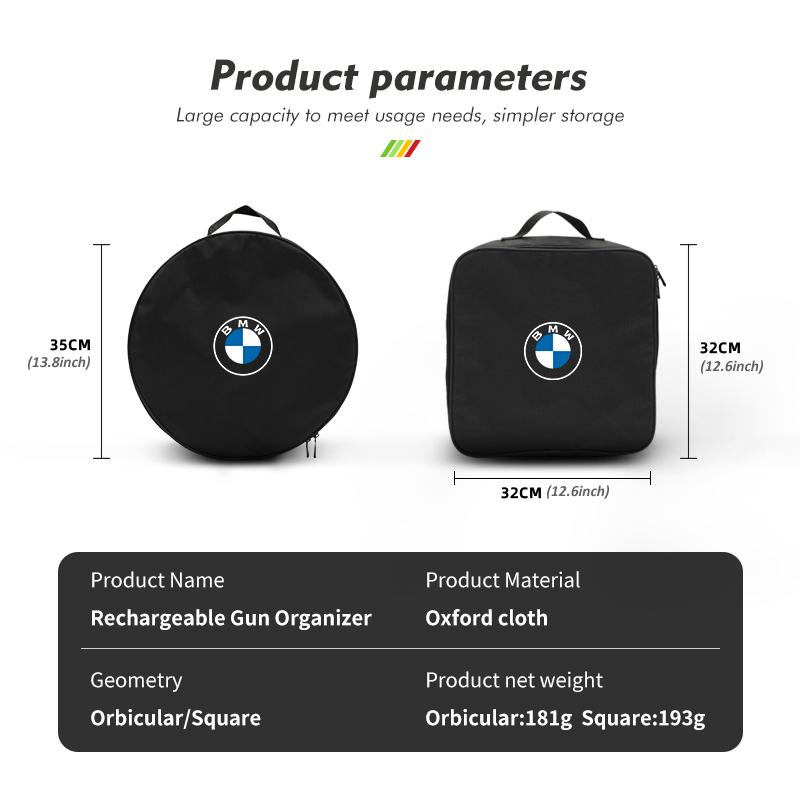 Für BMW Ladekabel Tasche Ladekabel Aufbewahrungstasche Zubehör G30 G20 M3 M5 E91 E92 E93 E36 E70 X3 X4 X5 X1 E39 F30