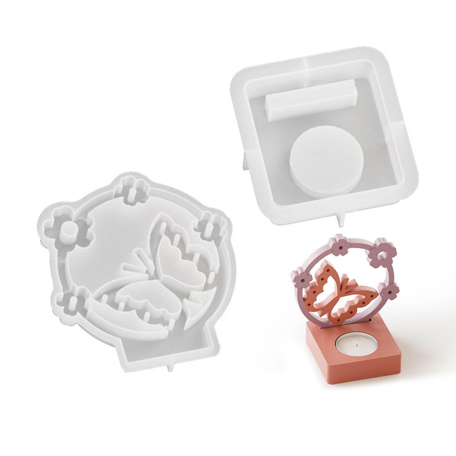 

Силиконовые формы для подсвечников в форме бабочки/пары/цифры своими руками, уникальные подставки для свечей, форма для создания Y-энтузиастов 1