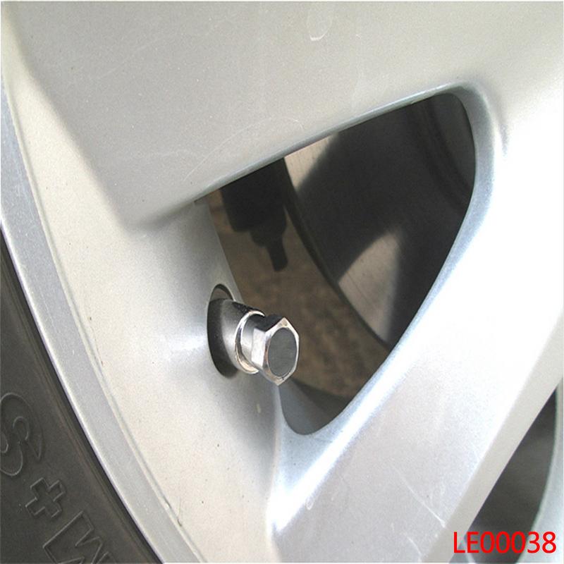 5 Stück Auto Chromlegierung Kupfer Schlauchlos TR414 Gummi Rad Reifen Ventil Staubkappe TPMS Reifenventile Passend für Standard 11mm Felgenloch