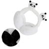 Ear Moving Panda Theme Plush EarMuffs for Women and Kids Ear Warmer Headband for Winter Christmas New Year Gifts