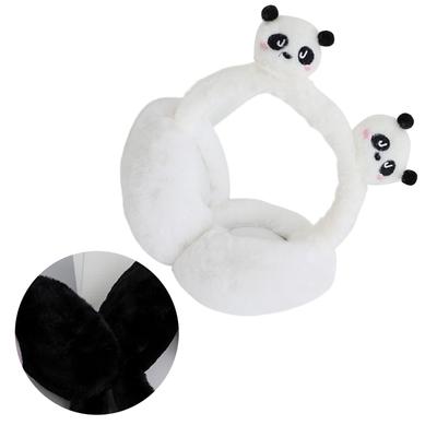 Cartoon Panda Ohrenschützer Niedliche Ohrenbewegende Outdoor Winteraktivitäten Reiten Skifahren Warm Halten Outdoor