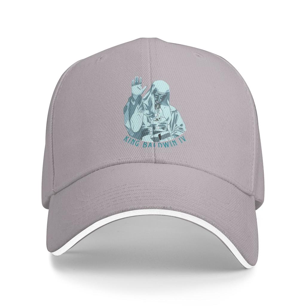 King Baldwin IV Baseball Cap Casual Female Male Trucker Hat Adjustable Custom DIY Hunting Camping Baseball Caps Birthday Gift