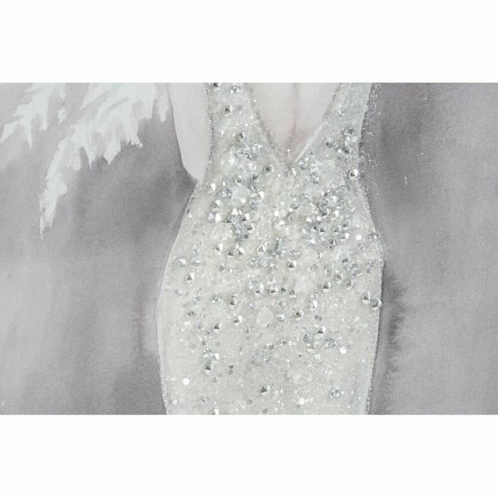 Cadre 40 x 3,8 x 80 cm femme romantique (2 unités)