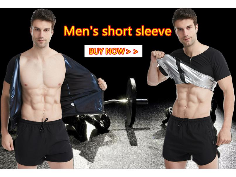 Men's Plus Size Fitness Shapewear Sweat-Inducing Short Sleeve Bodysuit