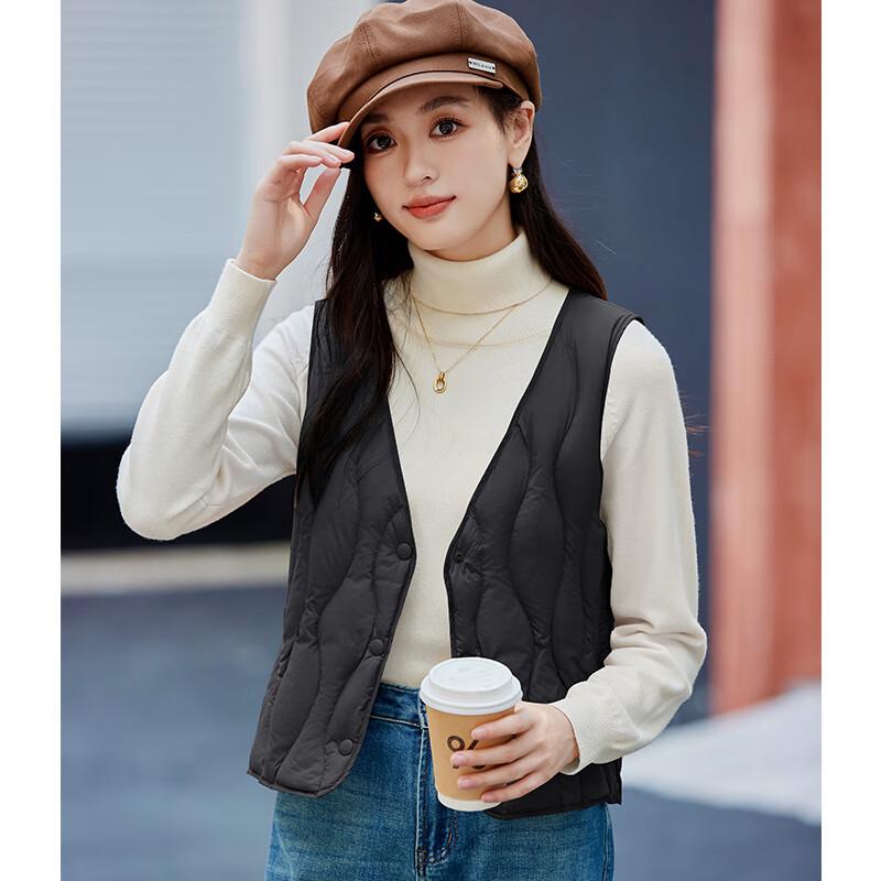 Women's Casual Short Down Vest