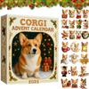 Coigi Advent Calendar 2026, 24 Days Countdown With Cute Corgi Mini Ornaments, Dog-Themed Christmas Decoration Set For Home Décor