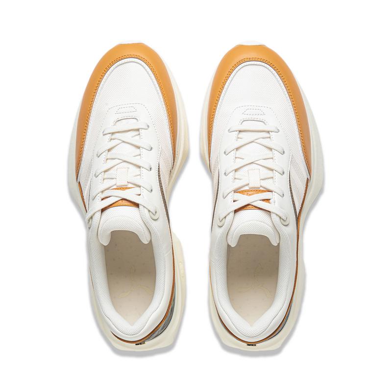 Li-Ning 1990 Xuanji Comfortable Versatile Shock Absorbing Durable Low-Top Running Shoes Men Sneakers White Black Brown ALJU009-2