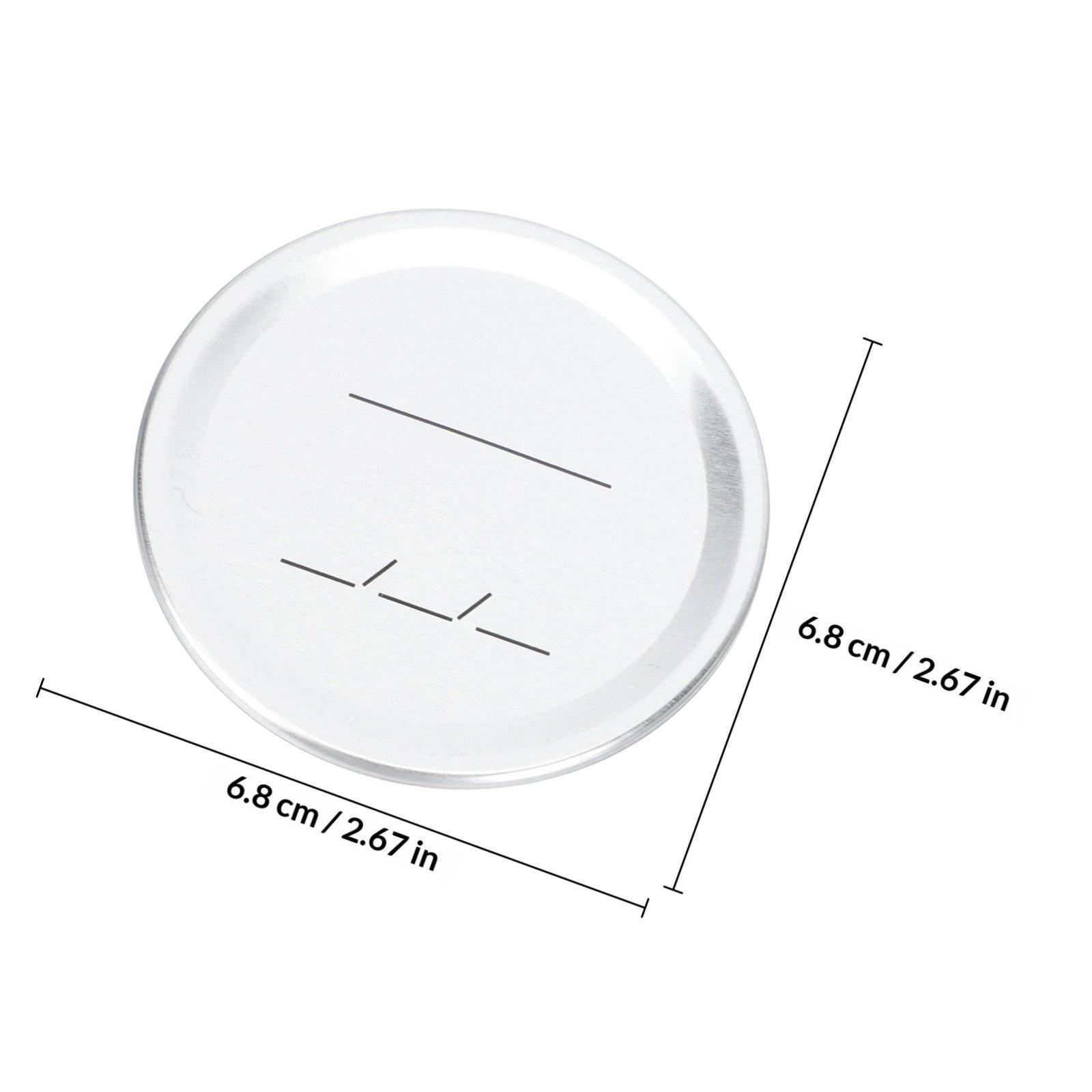 20pcs Mason Can Covers Thick Tinplate Mason Jar Lids Caps Strong Heat Resistant Sturdy Smooth Edge Housewarming Gift Canning