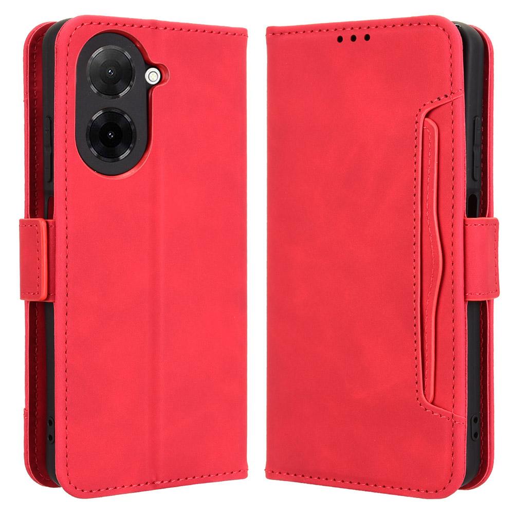 For Xiaomi Redmi A5 4G (171.7mm)/Poco C71 4G Leather Case Phone Wallet Cover with Multiple Card Slots