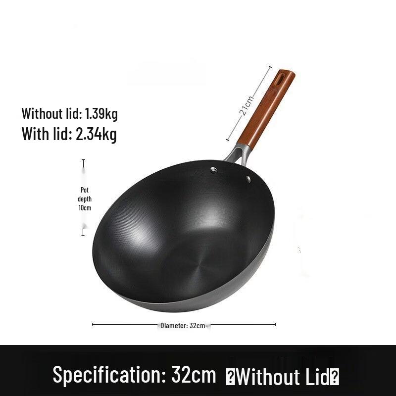 ZISIZ Iron Wok Set