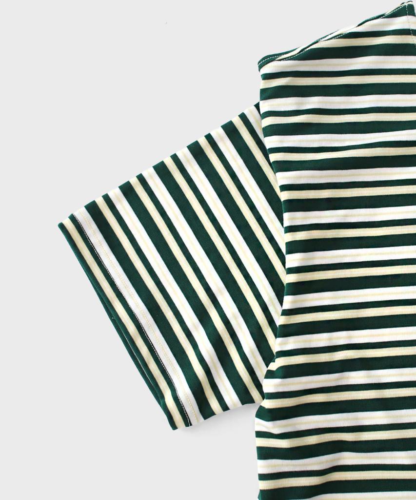 Maseumaluljeueopaeleol Cool Airy Stripe T-Shirt_Green