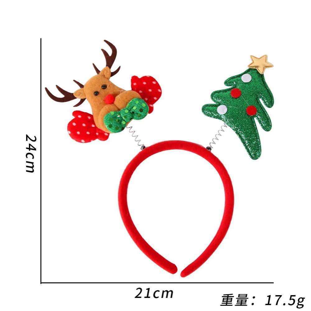 Antlers Santa Claus Elk Christmas Hair Band Fashion Hair Hoop Cartoon Headband Christmas Decoration