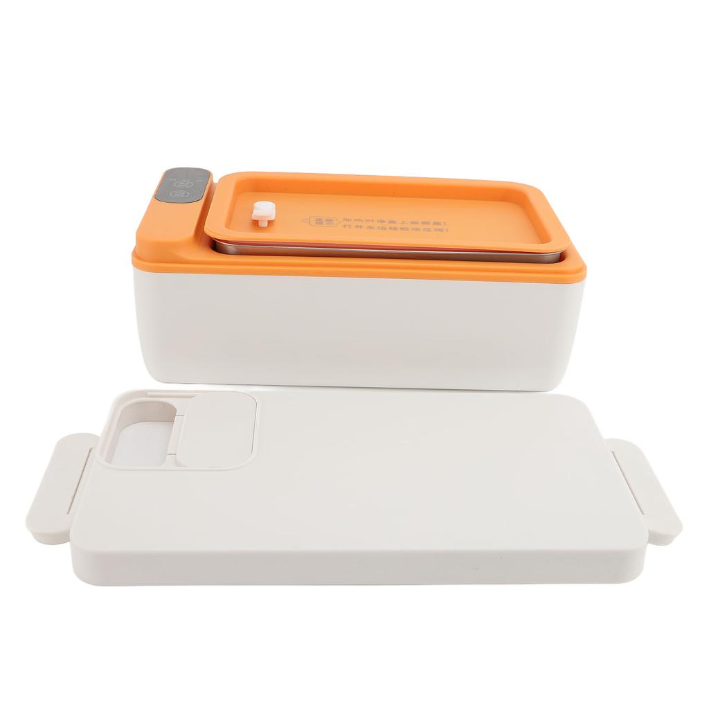 Food Warmer Lunch Box 316 Stainless Steel 1L Large Capacity Portable Food Warmer for Office White